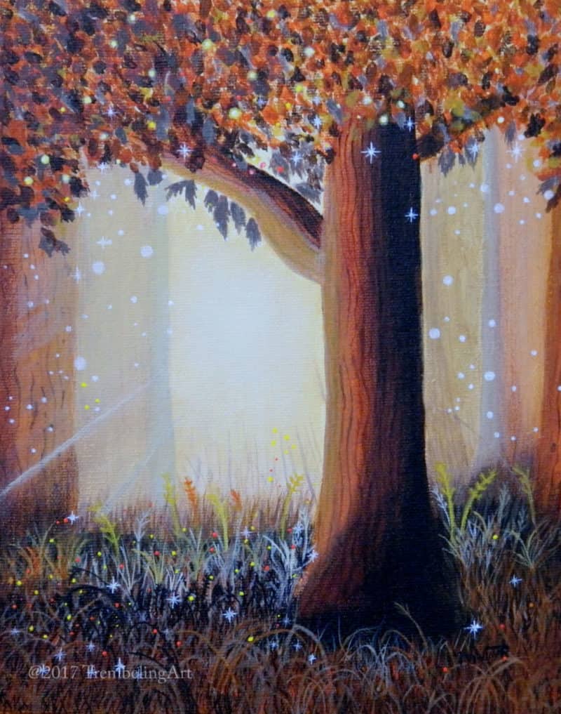 fairy tree painting