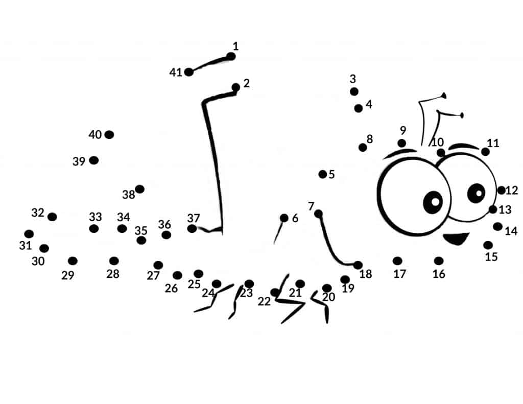 dragonfly connect the dots
