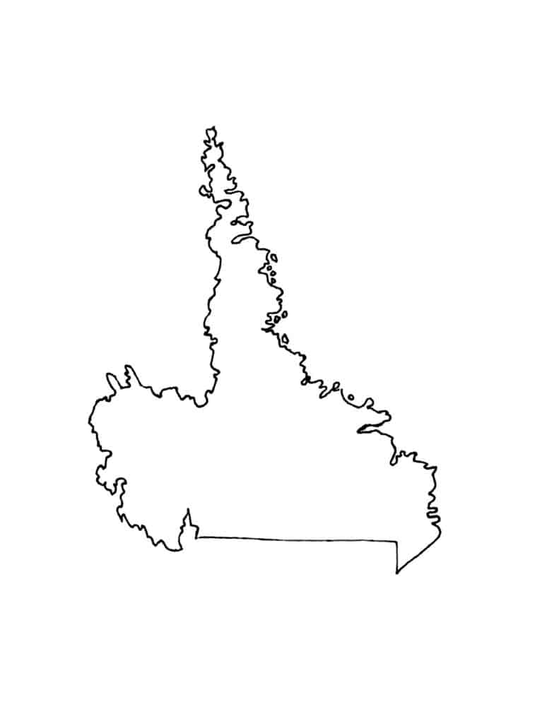 Labrador map coloring page