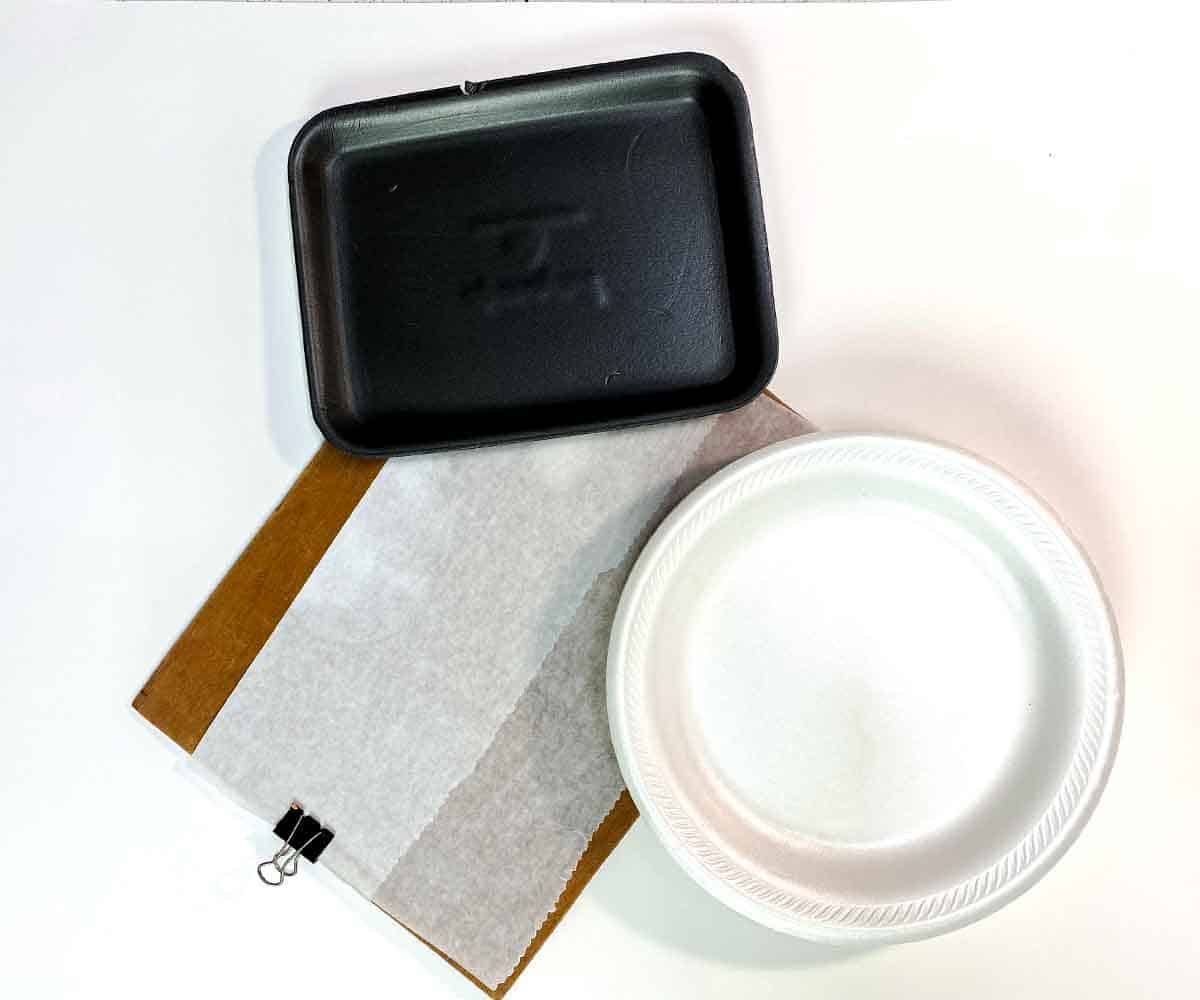 Styrofoam Tray Palette